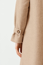 0092 Пальто женское (бежевый)