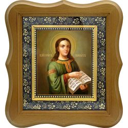 Геронтий Печерский, преподобный канонарх. Икона на холсте.