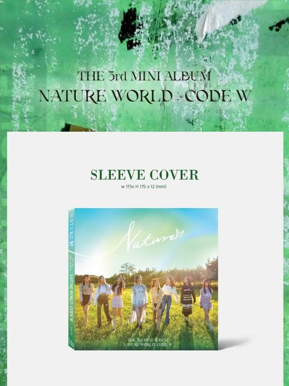 Альбом NATURE - NATURE WORLD : CODE W 3rd Mini Album