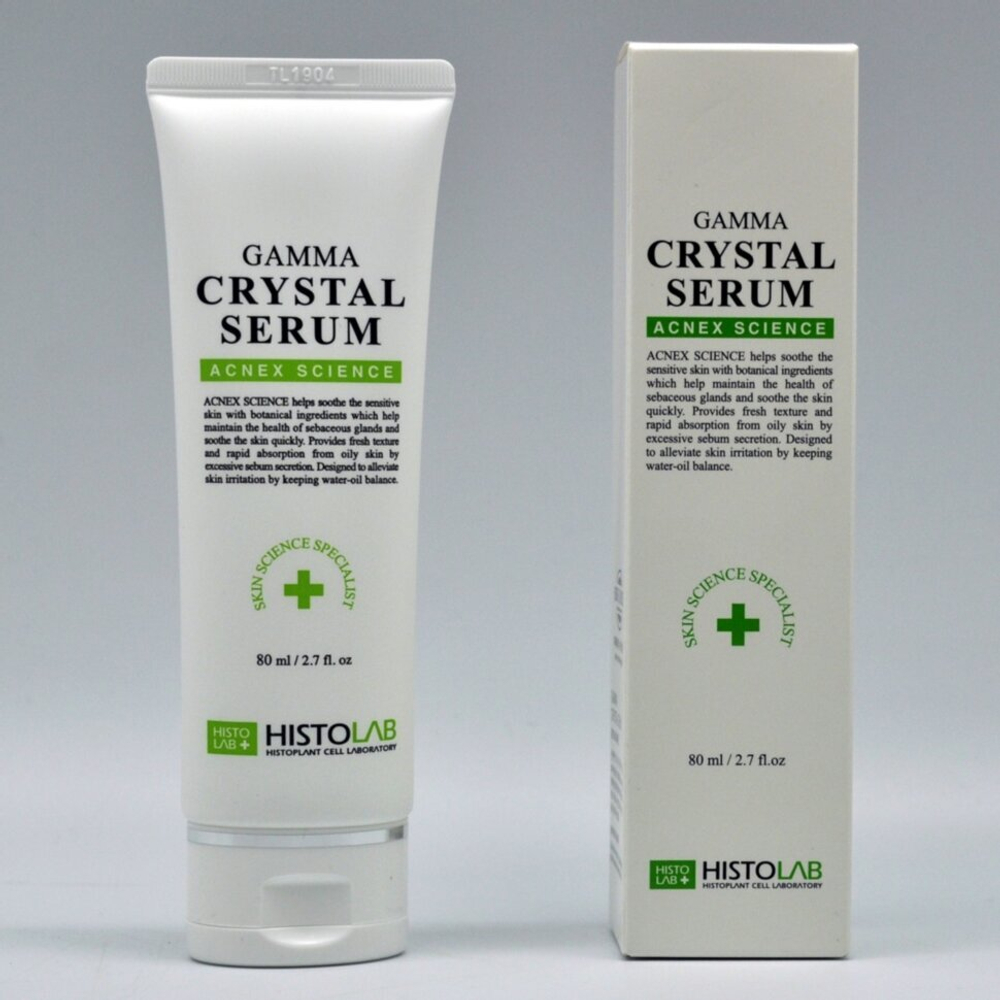 Histo LAB Gamma crystal serum Лечебная сыворотка с пептидным комплексом против несовершенств кожи, 80мл