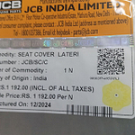 Чехол для сиденья водителя полиэстер | JCB