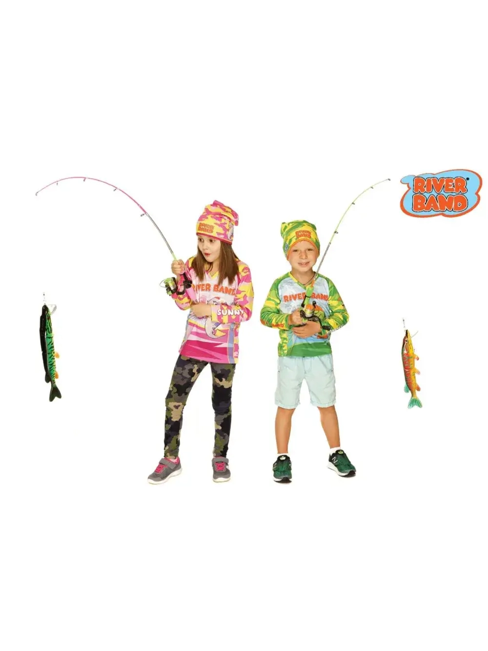 Набор для рыбалки детский: удилище с катушкой River Band Spin Combo 1