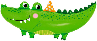 Шар (38''/97 см) Фигура, Крокодил в колпачке
