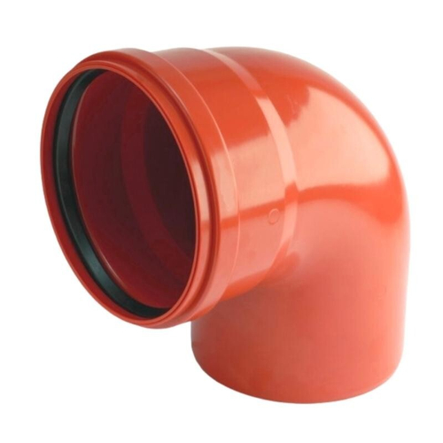 Отвод ПП (полипропилен) для наружной канализации 90гр. Дн 110, РосТурПласт