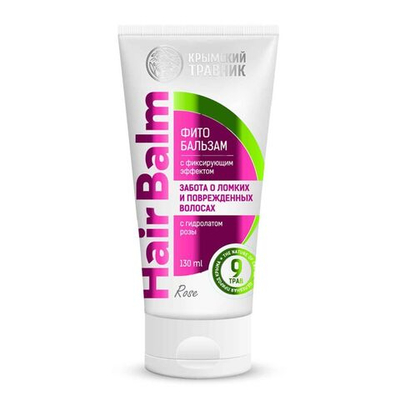 Фитобальзам «Забота о ломких и поврежденных» с гидролатом розы