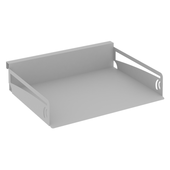 Навесной лоток для бумаг горизонтальный MAN-21.T-30 Металл Серый 320*273*70