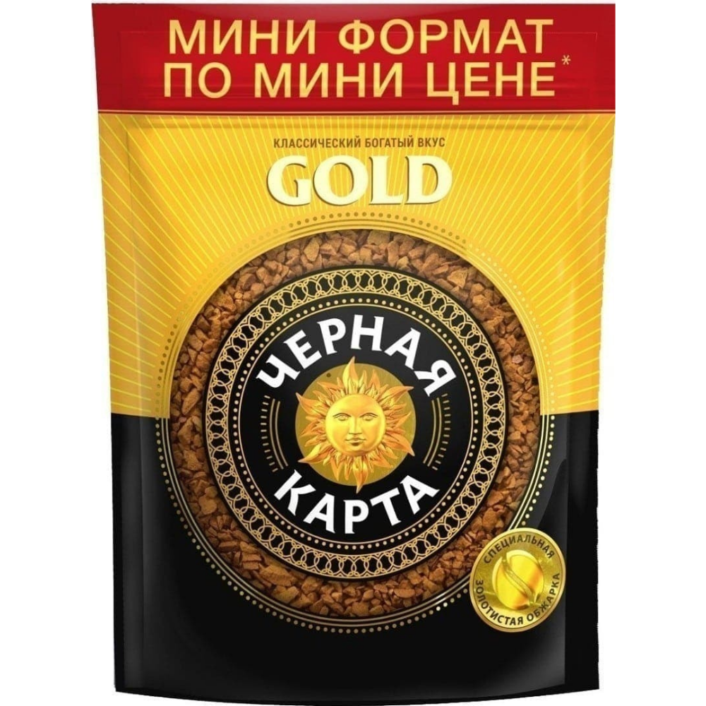 Кофе растворимый Черная Карта Gold 36 гр м/уп