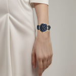 ZEPPELIN Quartz Movement Business Casual Women"s Watch Black Dial Stainless Steel Case