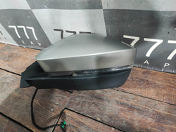 Зеркало левое 6 pin Skoda Karoq 17-нв Б/У Оригинал 57R857501F