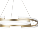 736333 Люстра ROTONDA 70W LED 3805LM 120G ЗОЛОТО 3000K