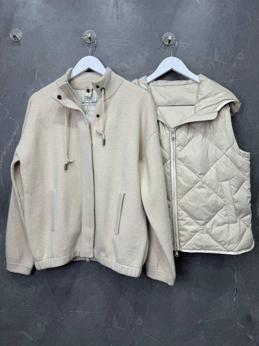 Комплект Brunello Cucinelli (жилет + кардиган)
