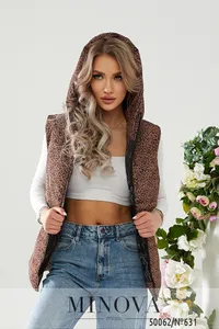 Жилет 631-коричневый Minova