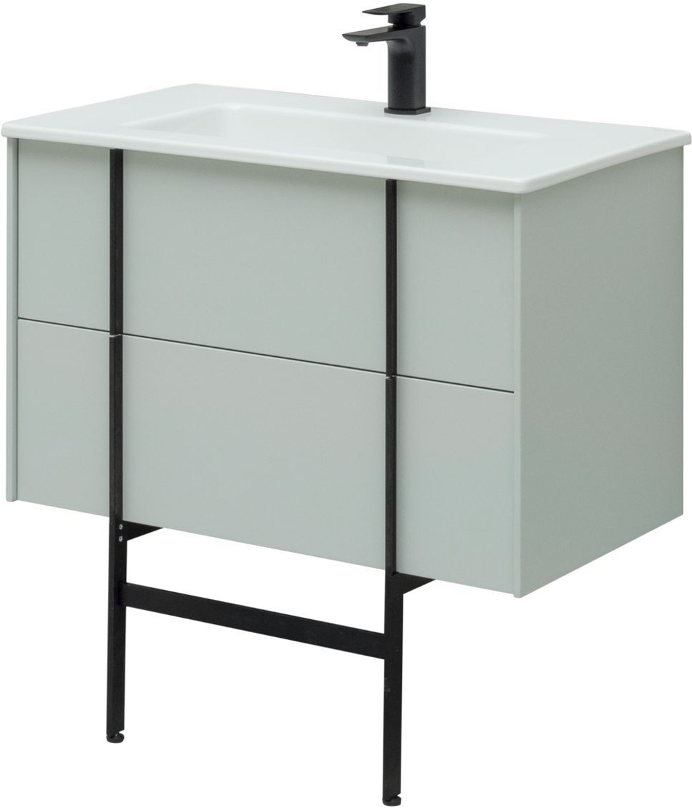 Тумба с раковиной Allen Brau Reality 1.32005.PWM 80 рapyrus white matt