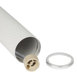 Декоративная подсветка ЭРА WL46 WH MR16 GU10 12Вт белый IP20 для интерьера стен фасадов зданий