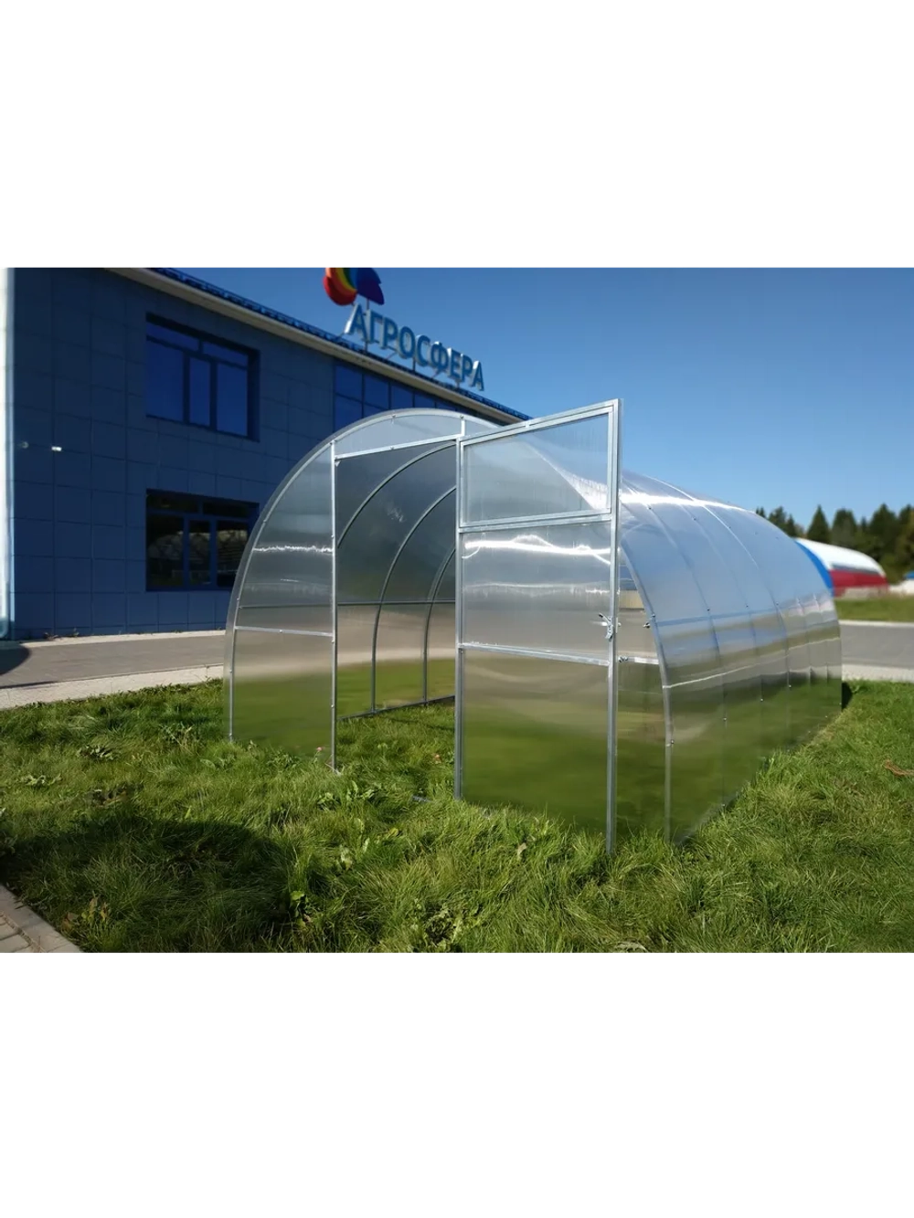 Теплица Агросфера-Плюс 3х8м из трубы 20х20 мм, шаг 67см