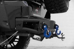 Бампер силовой задний BMS ALFA для УАЗ Патриот 2016-2024