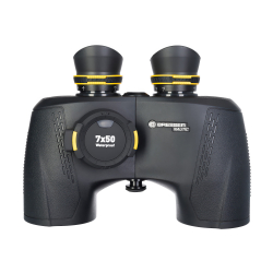 Бинокль Bresser Nautic 7x50 Gen. II, с компасом - PORRO-призмы из стекла Bak-4