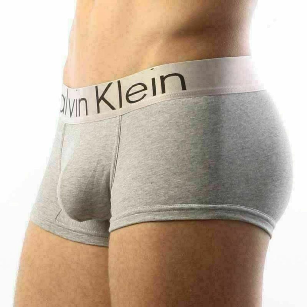 Мужские трусы хипсы Calvin Klein Boxer Steel Grey