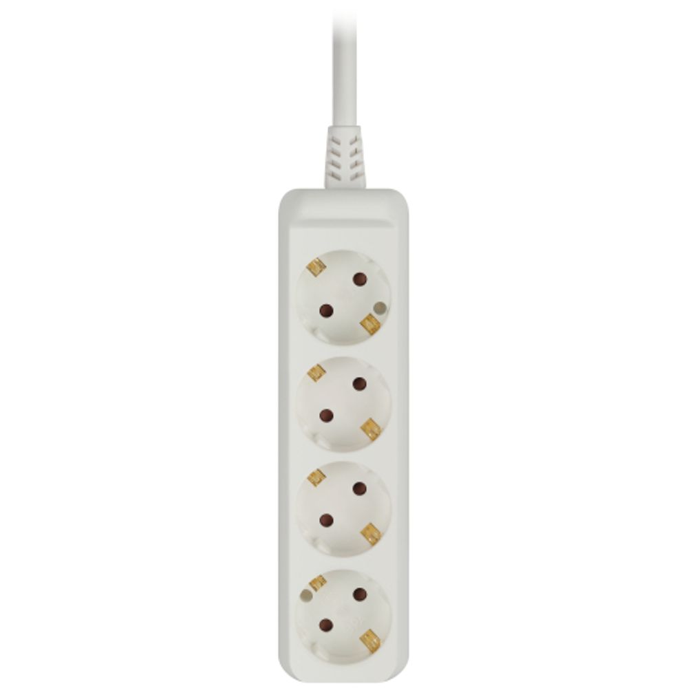 Удлинитель электрический ЭРА U-4e-5m-3x1 с заземлением 4 розетки 5м ПВС 3x1мм2 16А