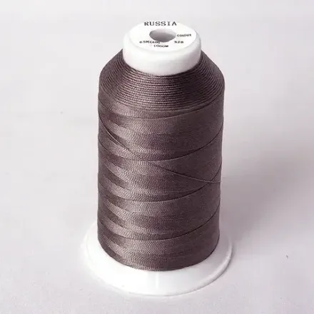 Нитки швейные капрон Russia 50к(60) 1000м, светло-серый [328]