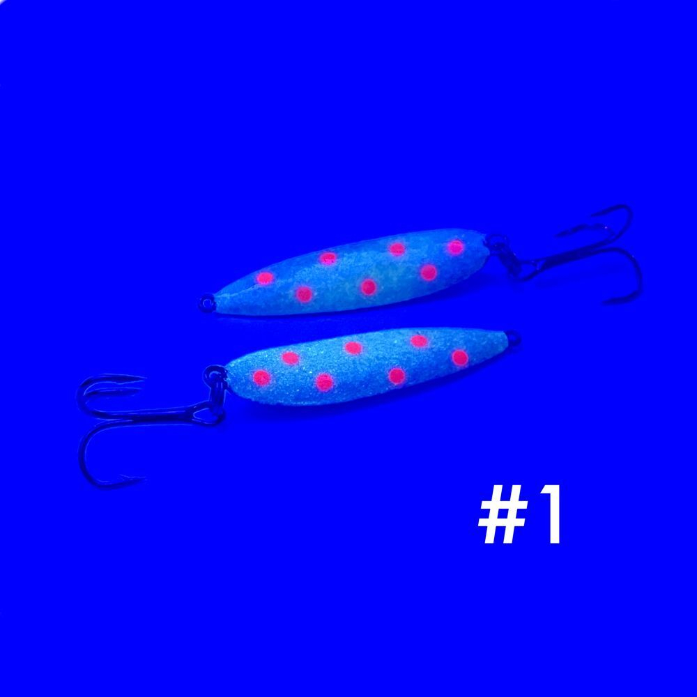 Блесна (пилькер) ЖОР "Алтынка" цветная с тройником (50мм, 20гр), Нейзильбер