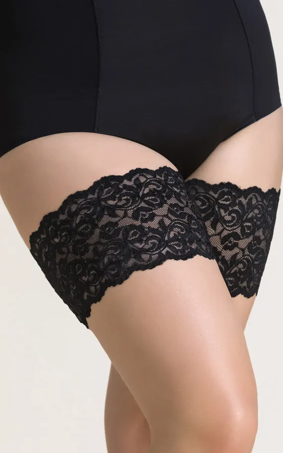 509 Koronkowa opaska Nero