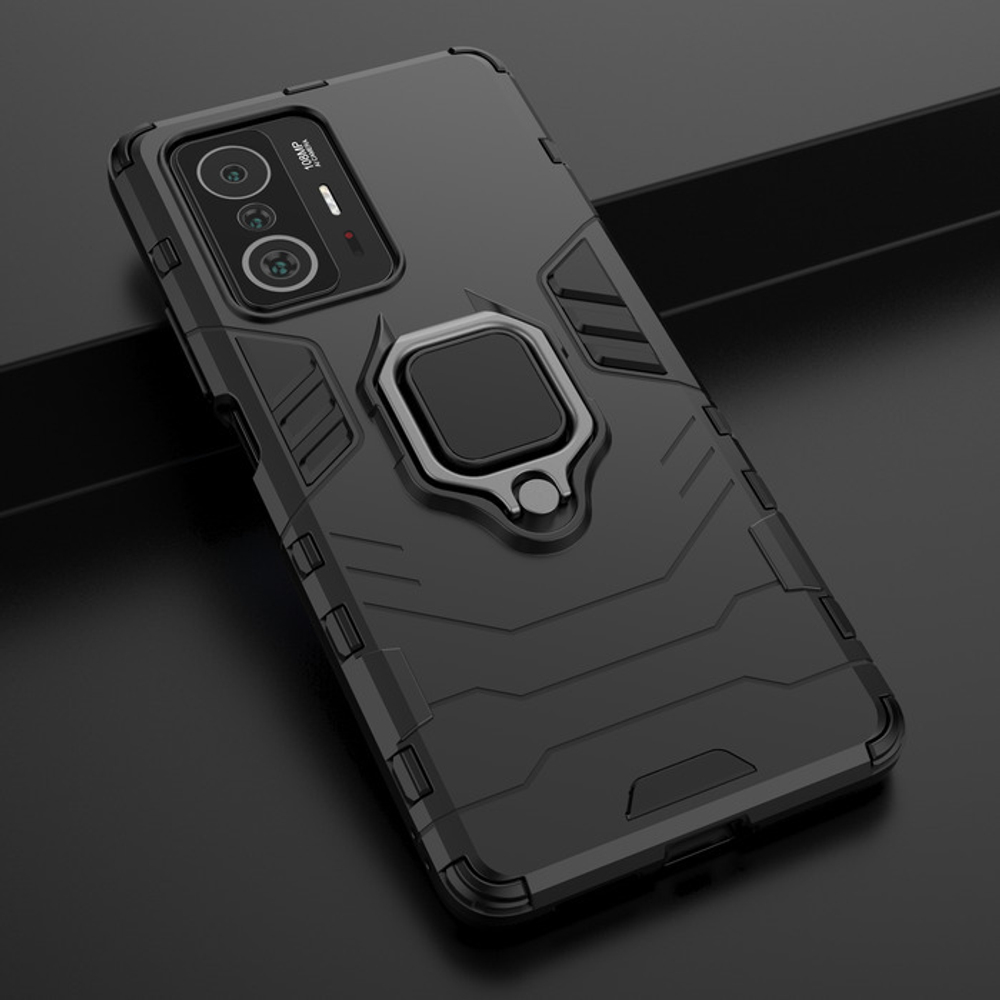 Противоударный чехол с кольцом Panther Case для Xiaomi Mi 11T (Pro)