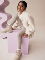 Легинсы с высокой талией для девочки Next B88-648, Бежевый