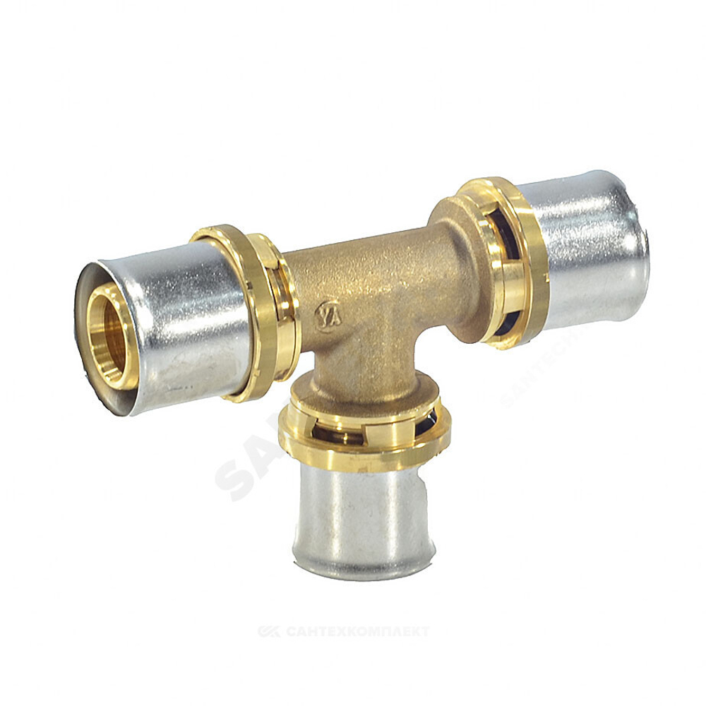 Тройник для МП/PE-X труб латунь пресс Дн 26 RM150 Giacomini RM150Y009