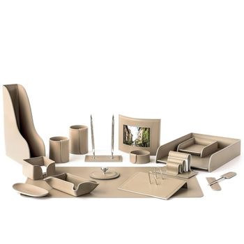 Настольный набор из кожи Cuoietto серии Business из 16 предметов (NBCLat16.1)