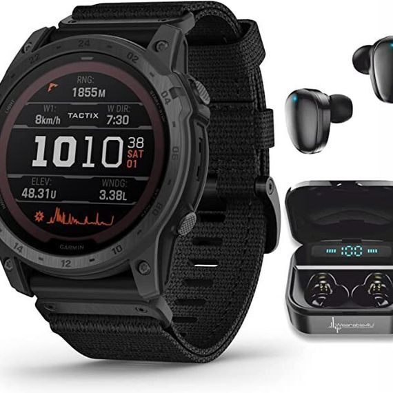Garmin Tactix 7 Pro Black DLC Titanium — премиальные тактические часы