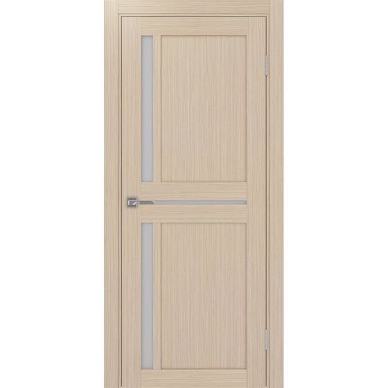 Купить Межкомнатная дверь экошпон Турин 523.221 дуб белёный остеклённая