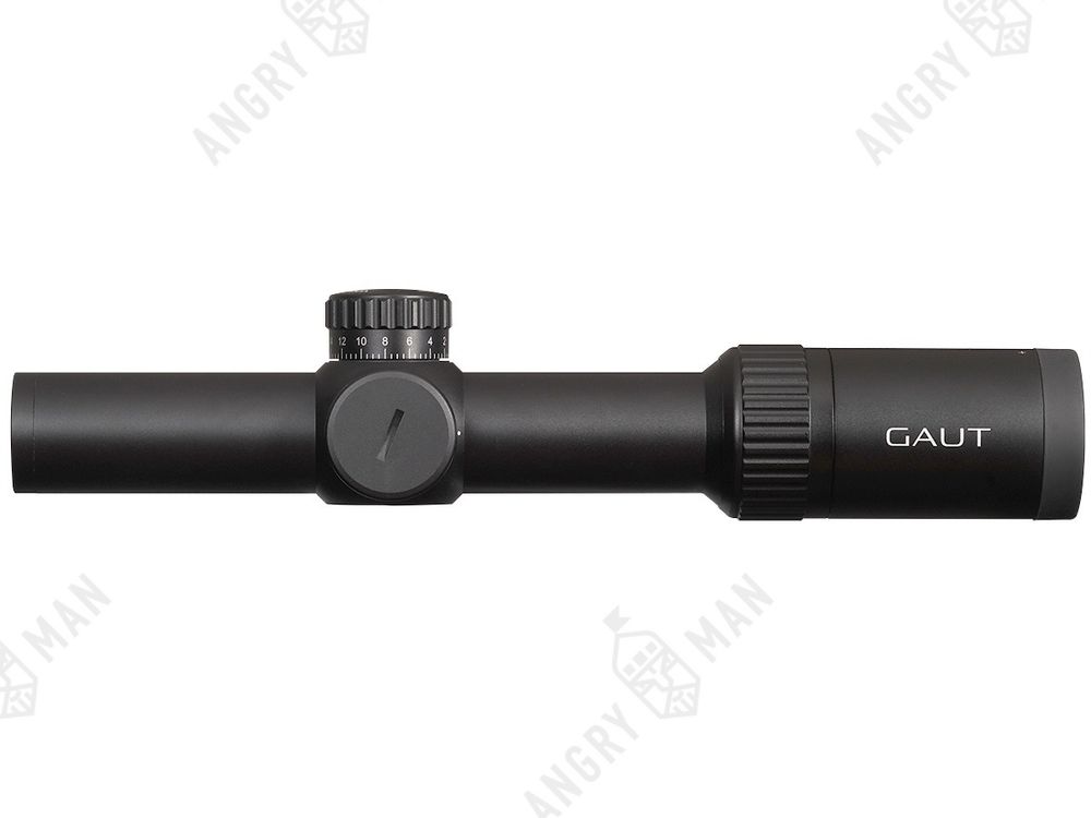 Прицел Nephrite 1-4x24, сетка 92, подсветка красная, 30мм, 1/2 МОА, 521г, Gaut