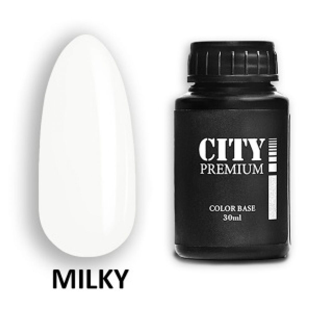 CITY-NAIL Premium Color Base Milky 30мл.