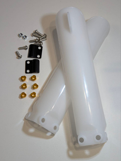 Защита перьев вилки (амортизаторов) 270мм Пластик для питбайка, эндуро мотоцикла