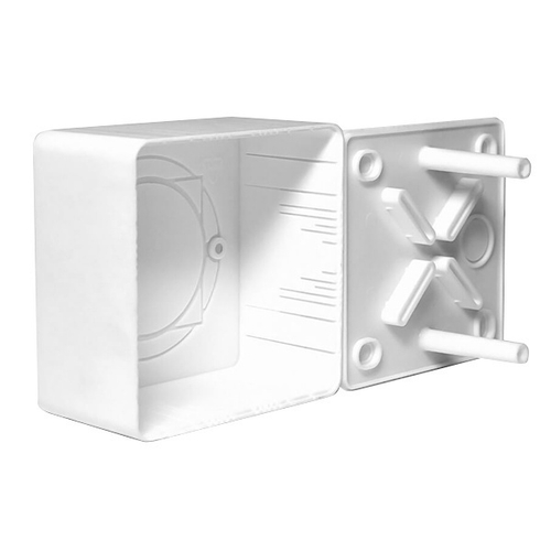 Коробка распаячная 85х85х45 мм открытой проводки белая [уп. 152шт] Промрукав 40-0460