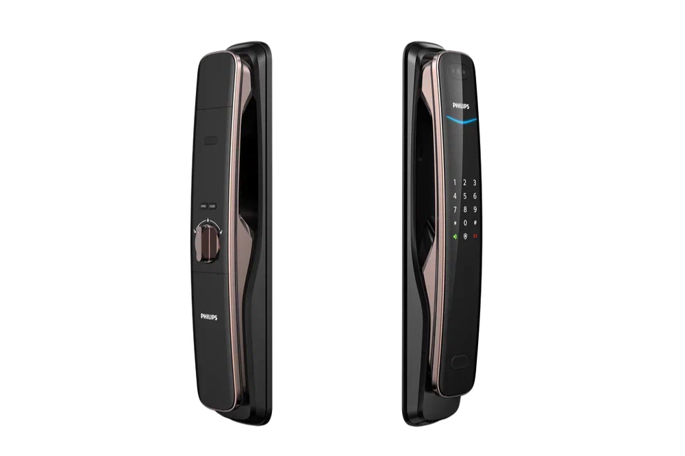 Электронный дверной замок PHILIPS EasyKey DDL702 Face ID (медный)