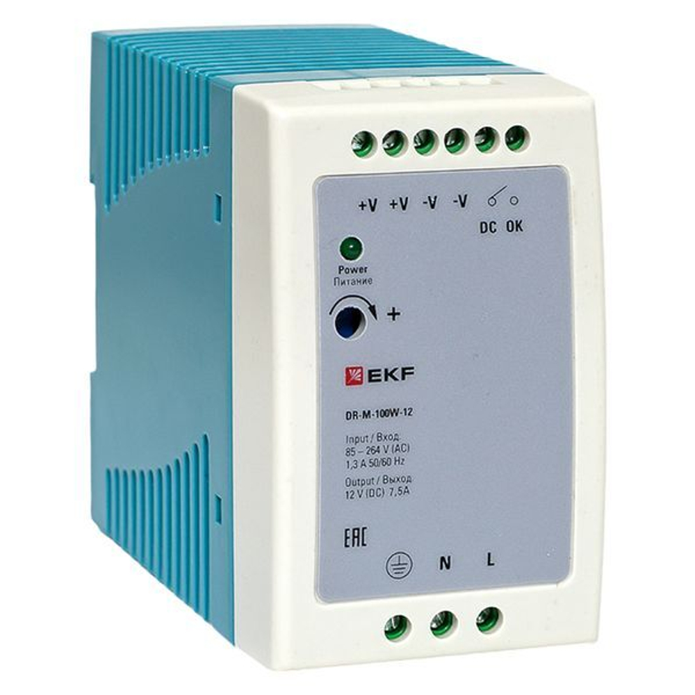 Блок питания  EKF DR-M-100W-12