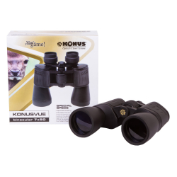 Бинокль Konus Konusvue 7x50— упаковка и бинокль