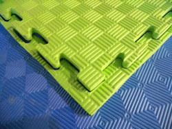 Будо-мат (татами) (1 плита 100x100x4 см, 1кв.м./уп) "5 полос"