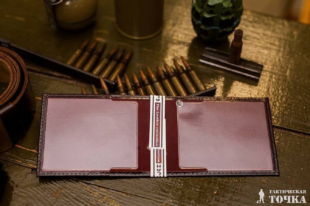 Обложка кожаная под удостоверение (в ассортименте)