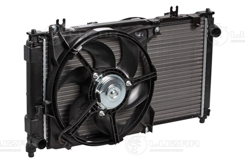Блок охлаждения ВАЗ 2190 Гранта (радиатор+конденсор+вентилятор) МКПП Luzar