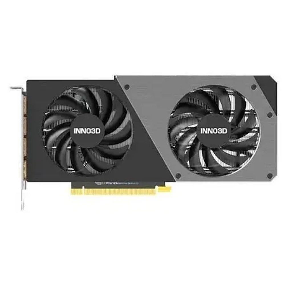 Видеокарта Inno3D GeForce RTX4070 Twin X2 OC, 12G GDDR6X 192-bit HDMI 3xDP N40702-126XX-185252N