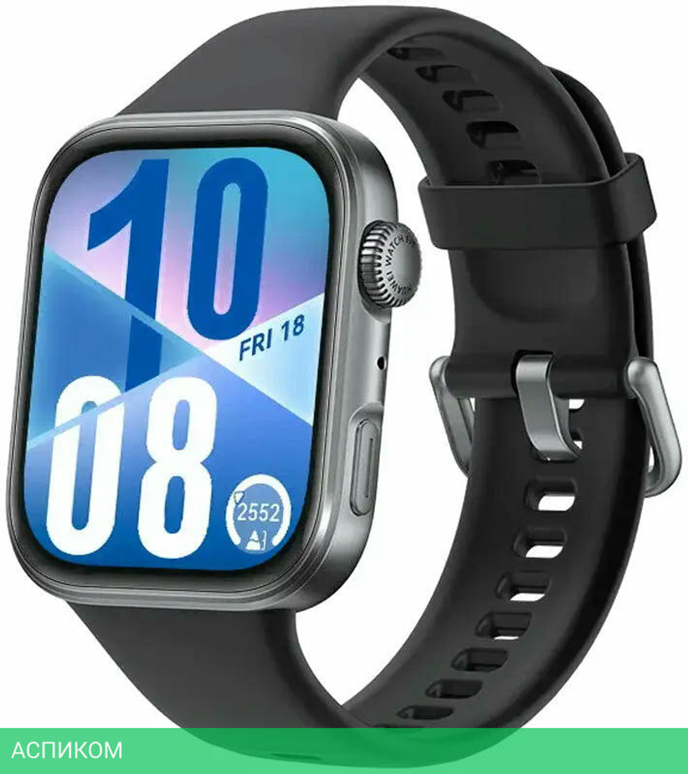 Умные часы Huawei Watch Fit 4 SYA-B09 Black Fluoroelastomer Strap (55020FAP)