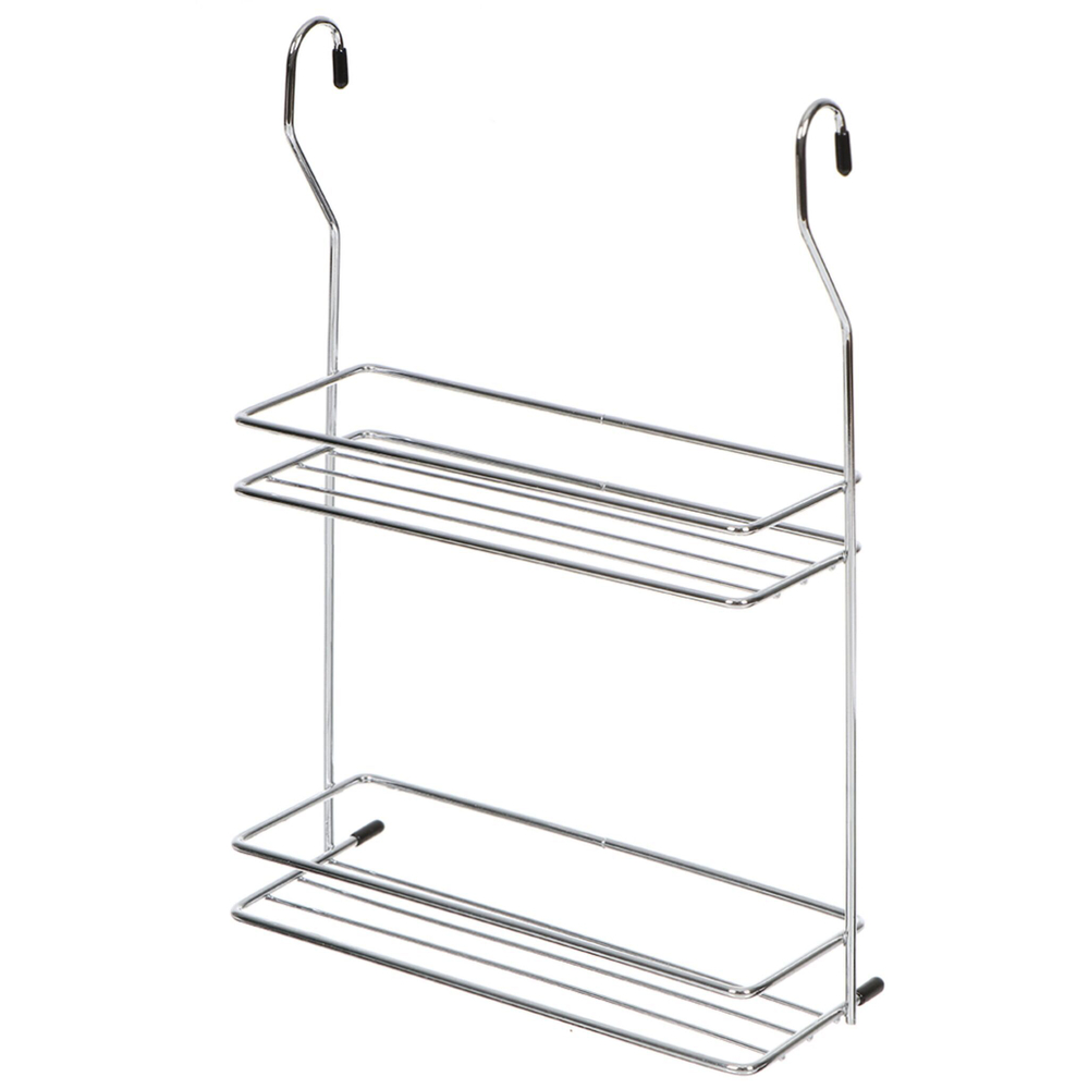 Полка на рейлинг двухъярусная, 21х8.5х30 см, малая, U000070