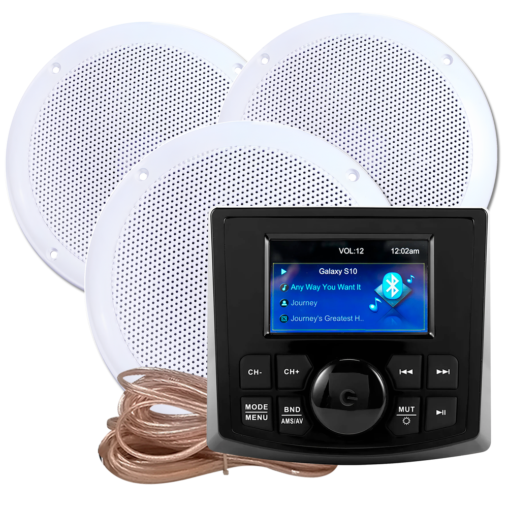 Комплект влагостойкой акустики для бани, сауны и хамама - AQUA Music DB001 VISATON белый 3
