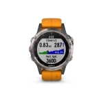 Смарт-часы Garmin Fenix 5 Plus Sapphire, титановый, 010-01988-16