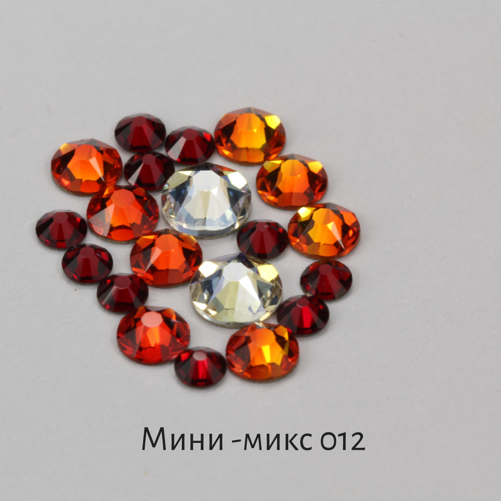 Стразы Swarovski для ногтей, Мини-микс №12 Май Тай, 20шт.