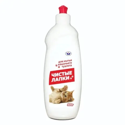 Средство для мытья кошачьего туалета «Чистые лапки» 500 мл