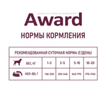 Влажный корм AWARD для взрослых собак паштет из индейки с черникой 400г